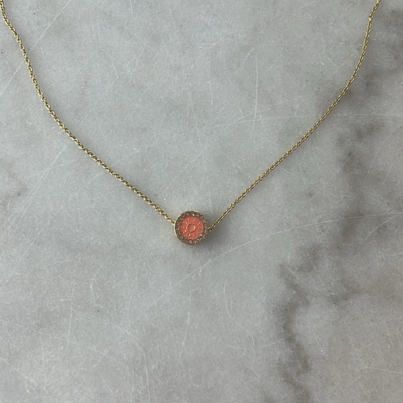 BIMBA Y LOLA Logo Crystals Chain Necklace | Love Collection Bimba Y Lola Coral - Picture 4 of 14